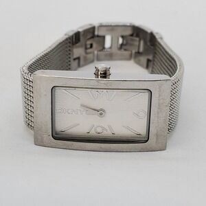 DKNY Women's Watch 18MM Gray Case Gray Dial Gray Band 6.5" New Battery‎